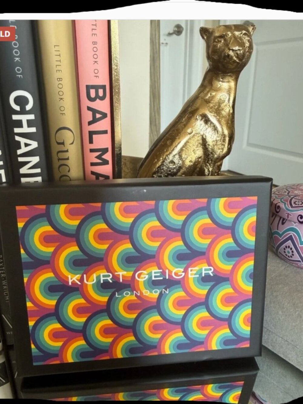 Kurt Geiger Bond Leather Card Holder • Lime • NWT Box • Eagle Head • Rare - Picture 11 of 11
